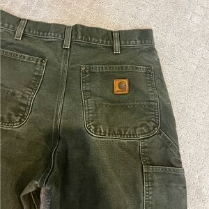 Carhartt VTG double knee pants Olive Green